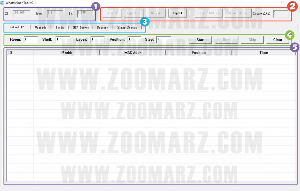 صفحه نسخت برنامه-آموزش کار با نرم افزار WhatsMinerTool