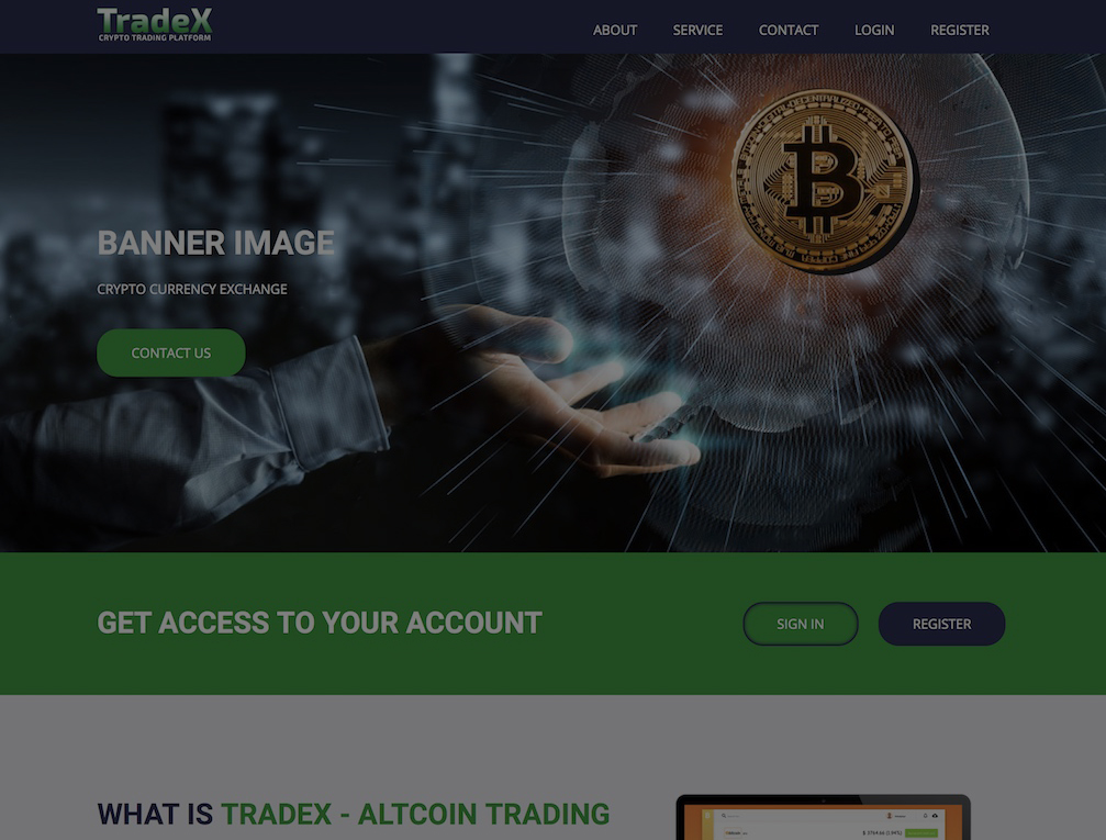 tradex - افزونه های ارزهای دیجیتال
