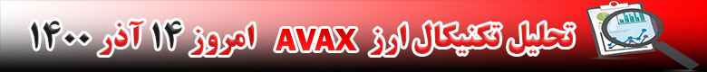 تحلیل تکنیکال ارز آواکس AVAX امروز 14 آذر 1400