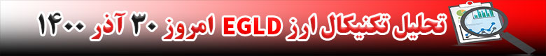 تحلیل تکنیکال ارز الروند EGLD امروز 30 آذر 1400