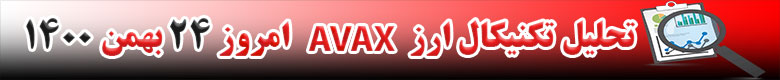 تحلیل تکنیکال ارز آواکس AVAX امروز 24 بهمن 1400