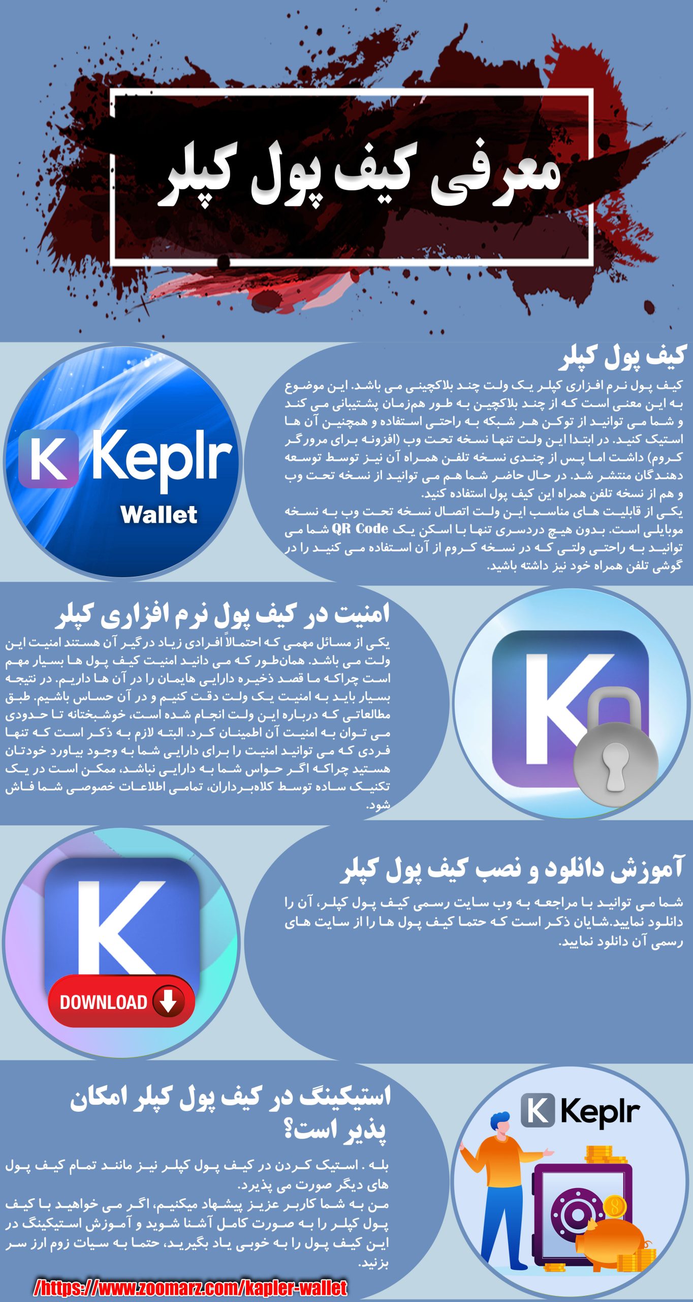 اینفوگرافیک کیف پول کپلر Keplr