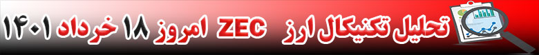 تحلیل تکنیکال ارز زی کش ZEC امروز 18 خرداد 1401