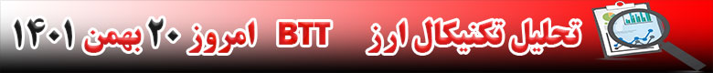 تحلیل تکنیکال ارز بیت تورنتBTT امروز 20 بهمن 1401