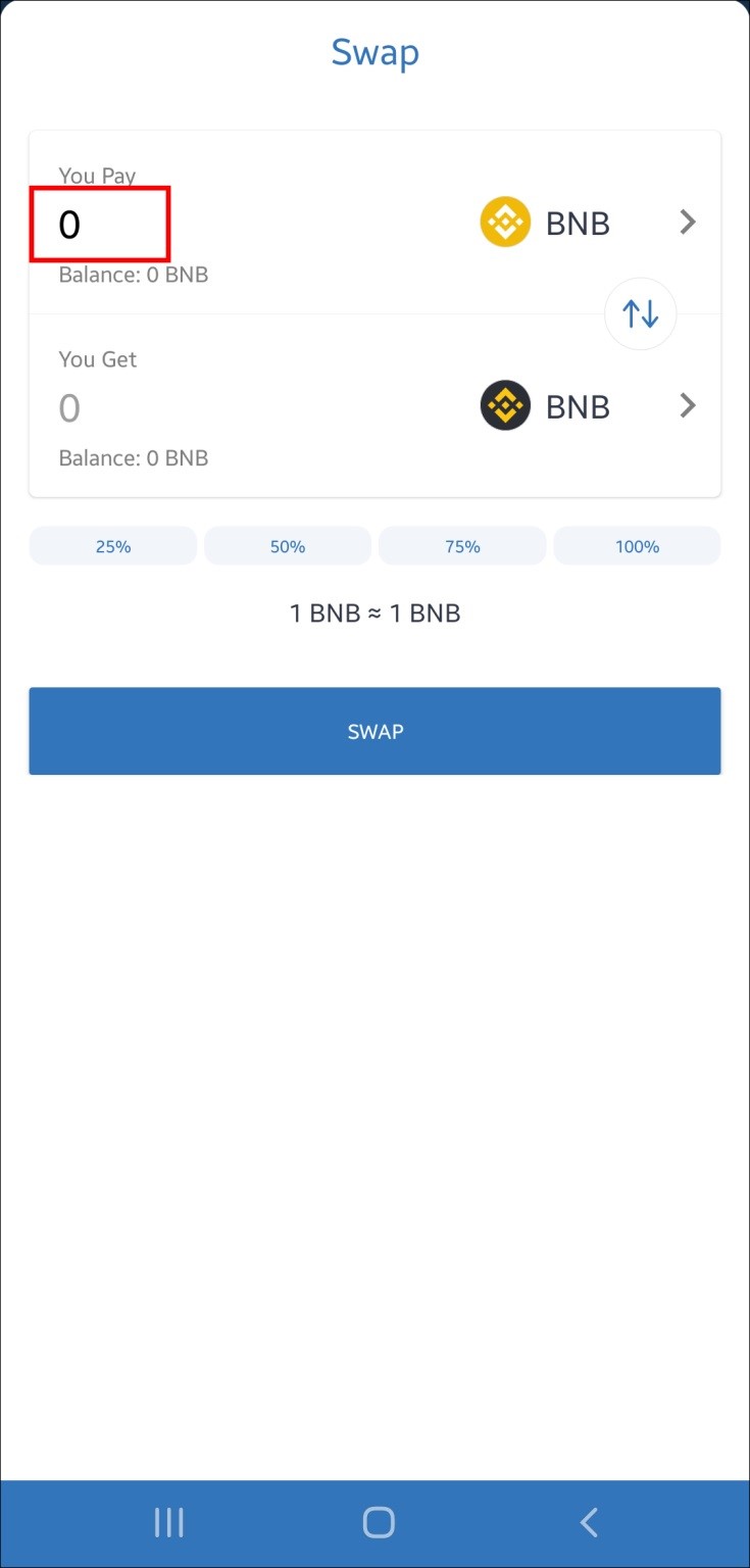 فرآیند سواپ بایننس کوین (BNB) به اسمارت چین