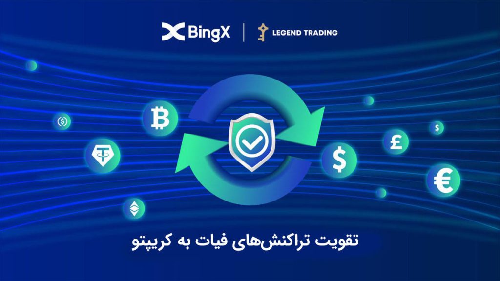 همکاری صرافی BingX با Legend Trading برای تقویت تراکنش فیات به کریپتو