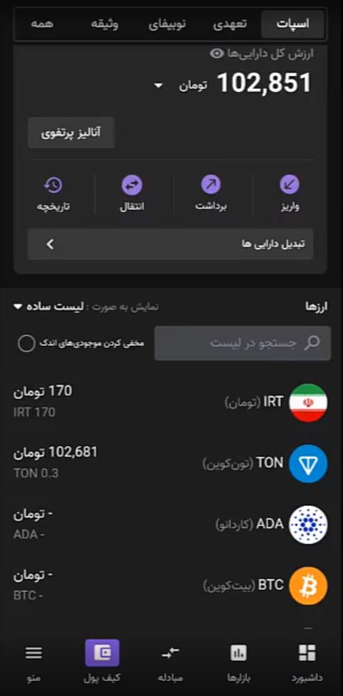 آموزش خرید و فروش ارز ton در صرافی نوبیتکس