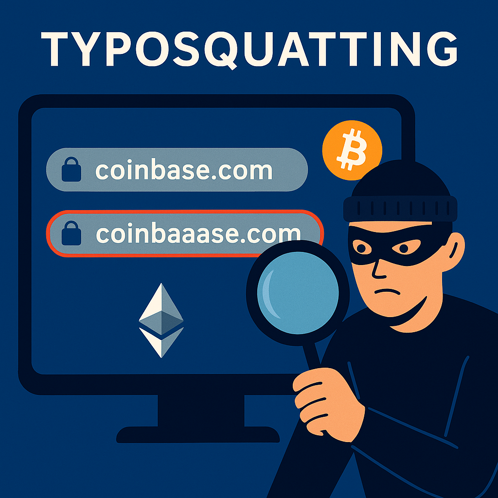 تایپو اسکواتینگ (Typosquatting) در کریپتو چیست؟