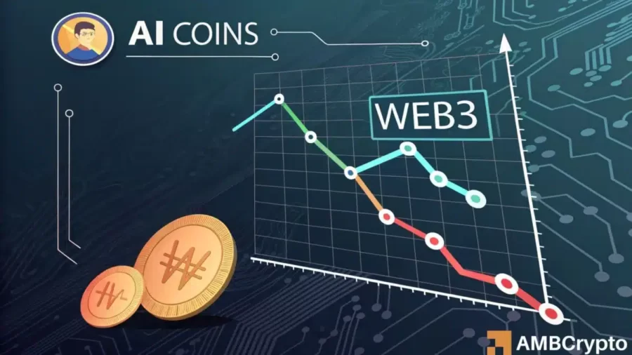 سقوط چشمگیر توکن‌های هوش مصنوعی؛ رشد web3 نتوانست ناجی این بازار باشد