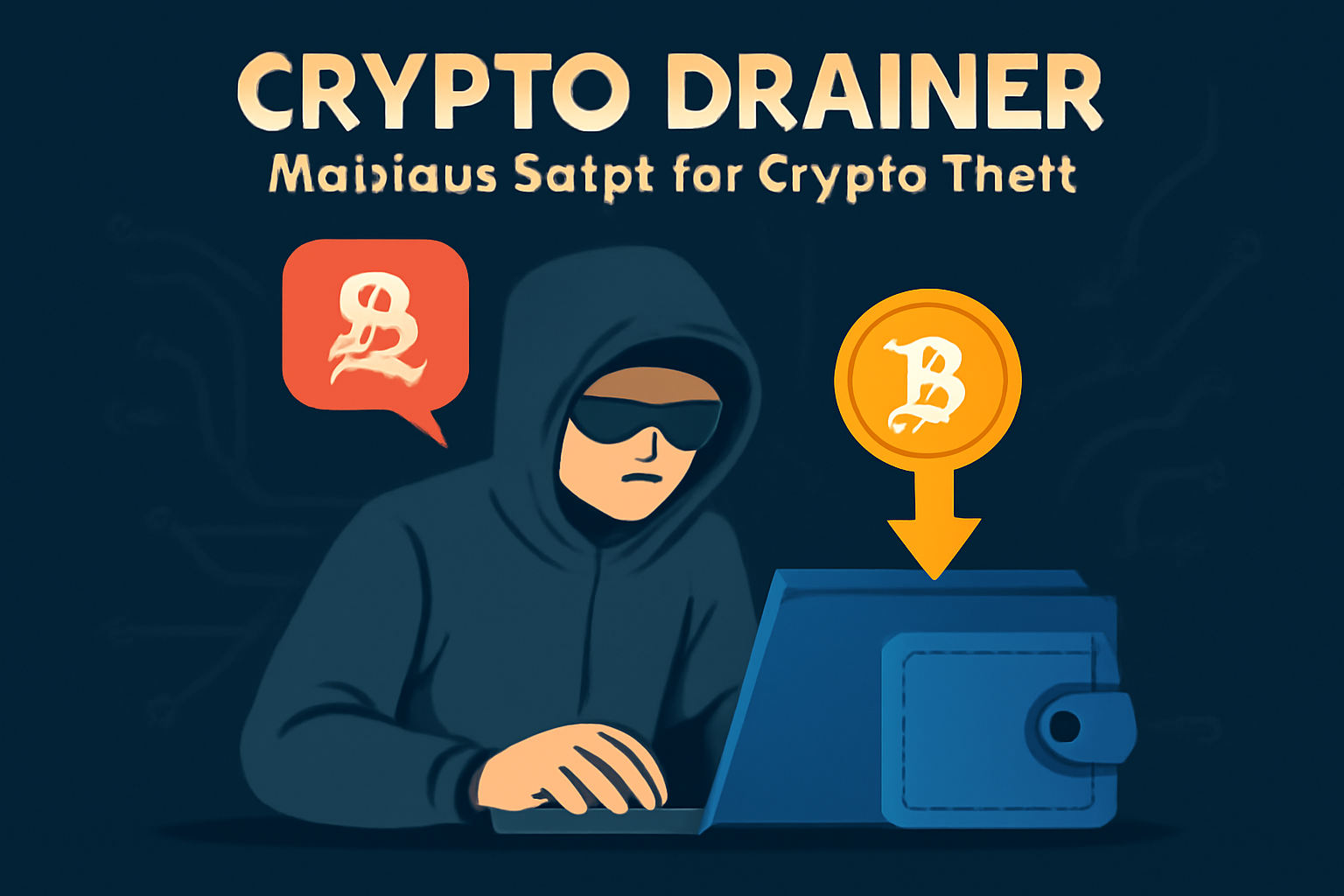 اسکریپت مخرب کریپتو درینر و سرقت ارز دیجیتال