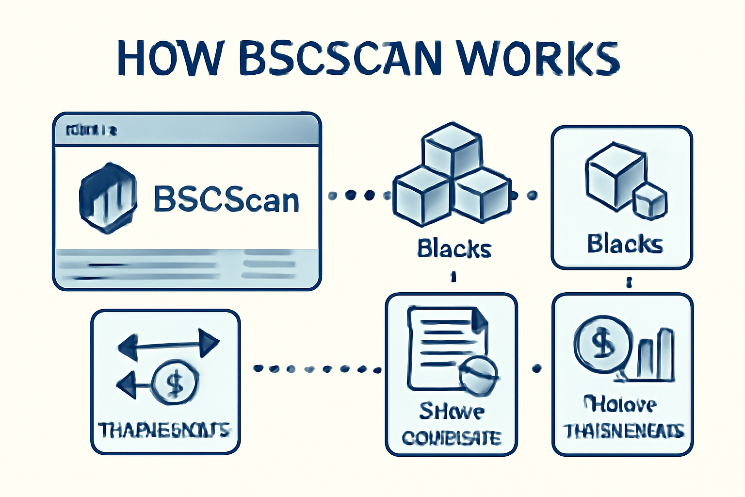 نحوه عملکرد مرورگر بلاکچینBSCScan