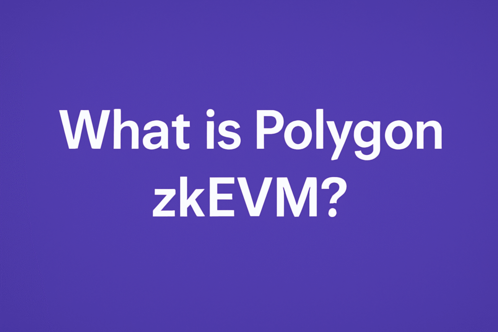پالیگانzkEVM چیست؟