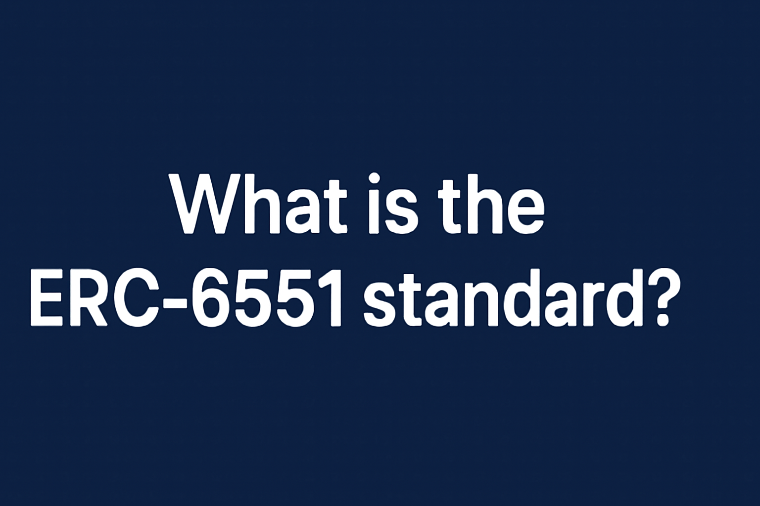 استاندارد ERC-6551 چیست؟