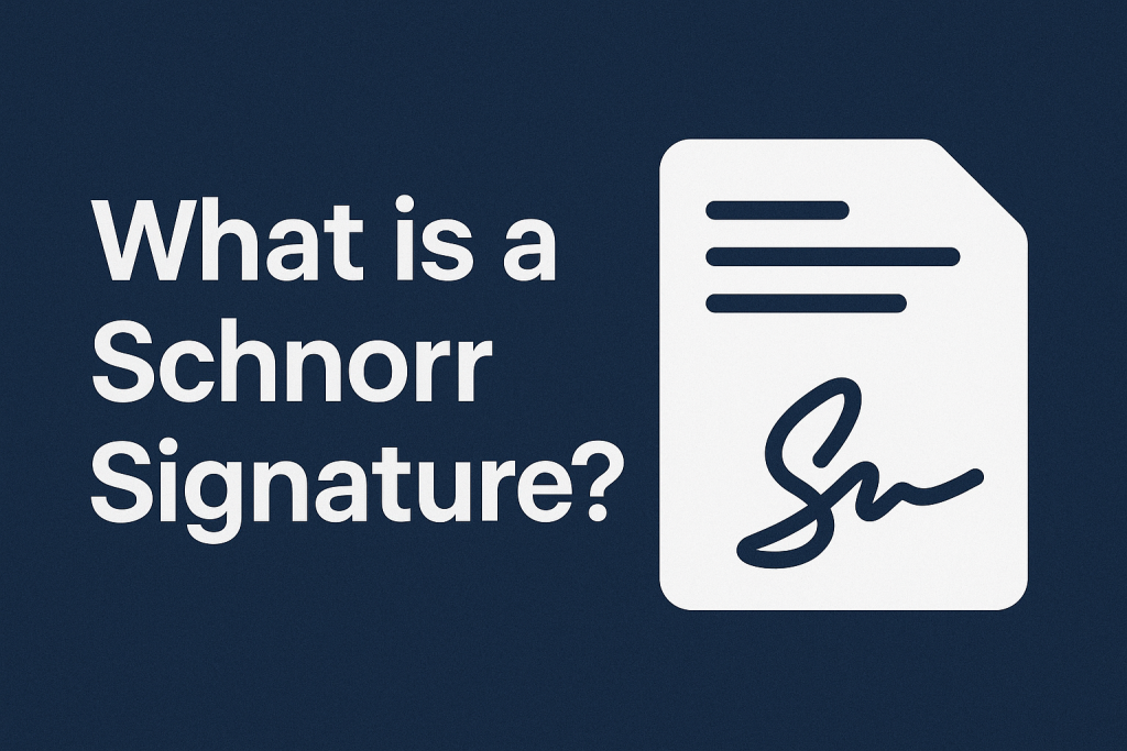 امضای اشنور (Schnorr Signature) چیست؟