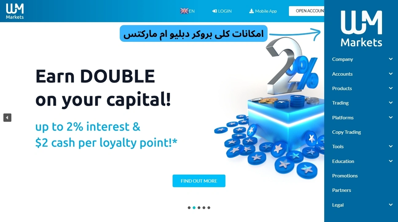 بررسی پنل دبلیو ام مارکتس