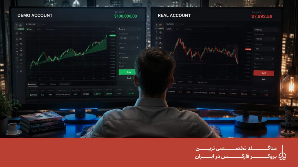 استفاده از حساب دمو فارکس قبل از ورود به معاملات واقعی