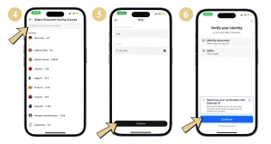 احراز هویت صرافی kcex
