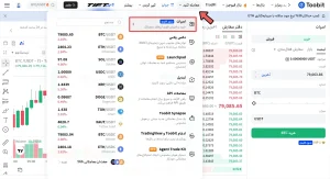 آموزش معاملات اسپات در توبیت مرحله 1