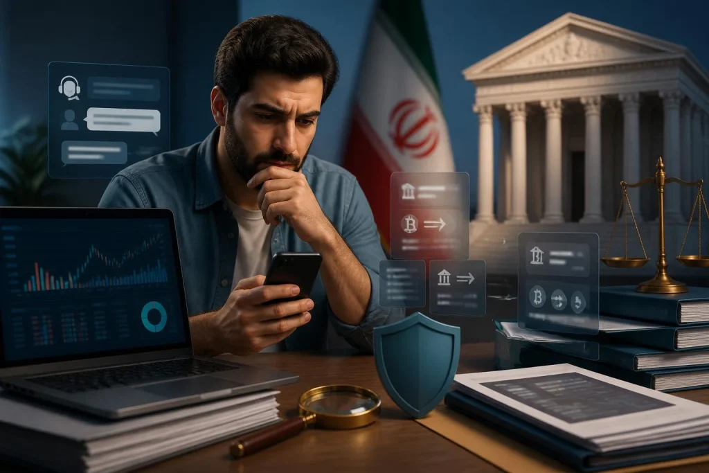 نحوه شکایت از صرافی ارز دیجیتال ایرانی چگونه است؟